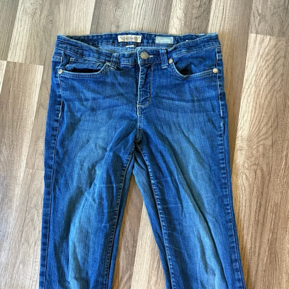 Deep Indigo Straight Leg Jeans